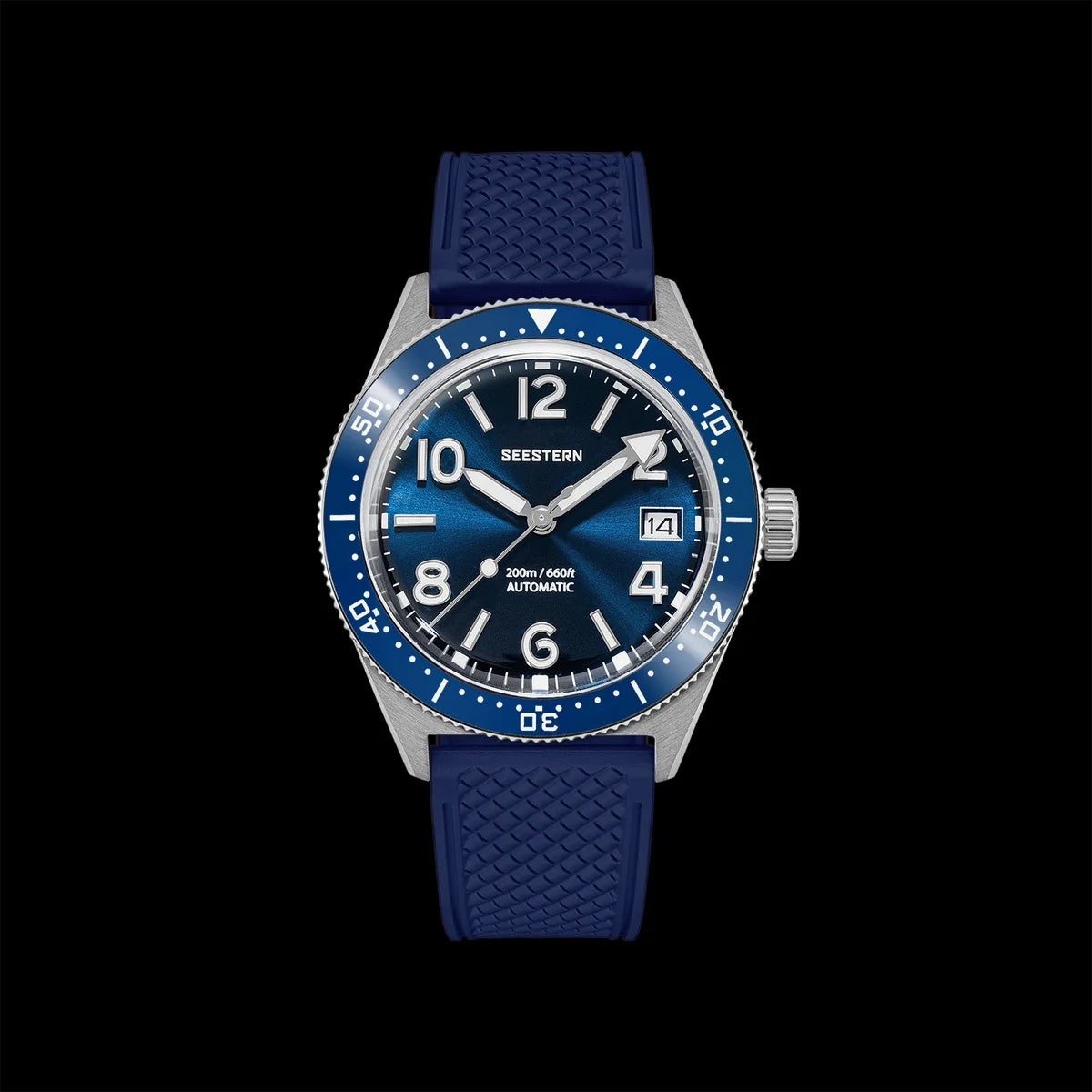 Sugess Diveing Watch of Men Automatic Mechanical Wristwatches 20ATM Waterproof Sapphire NH35A Movement BGW9 Luminous New S434-2