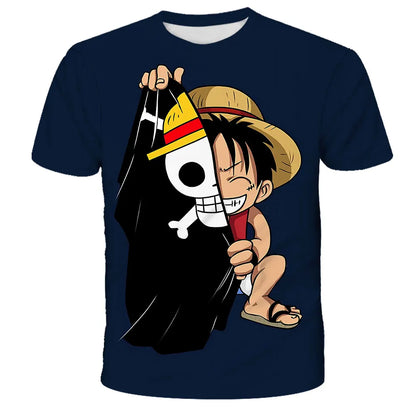 Anime Dragon Ball Son Goku 3D Print Kids T Shirt Summer Fashion Casual T-shirt Boy Girl Unisex Children's Clothing Tshirt Tops