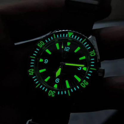 Hruodland 2026 new retro 41MM men's automatic mechanical watch Hangzhou K1 glass stainless steel waterproof 20Bar C3 reloj hombre