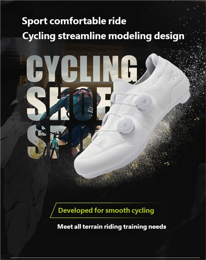 Professional Men's Cycling MTB Shoes Route Cleats Speed Road Bike Sneakers Racing Women Flat Bicycle Mountain SPD Biking Footwear
