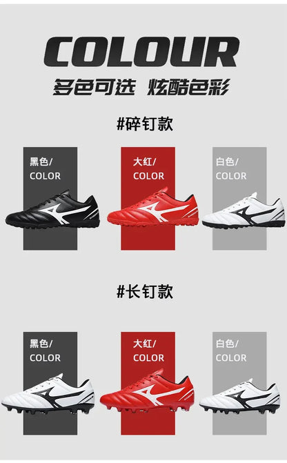 New Arrival Main Push Soccer Cleats with Long Broken Studs, Outdoor Sports Football Shoes