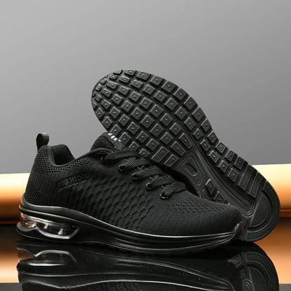 Mens Running Shoes Outdoor Sports Casual Mesh Tennis Shoes Lace-up Lightweight Gym Jogging Shoes for Men 2025 New Male Sneakers