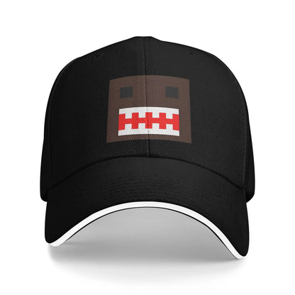 Cappellino PIXEL Domo Kun con volto da bambola, modello Sandwich, per uomo e donna, stile hip-hop e baseball, carino e divertente, regolabile, adatto alla pesca e a tutte le stagioni