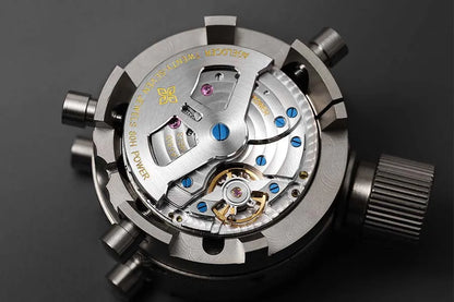 AGELOCER Original Budapest Watch Men's Vogue Formal Big Calendar Automatic Mechanical Watch Birthday Gift for Men