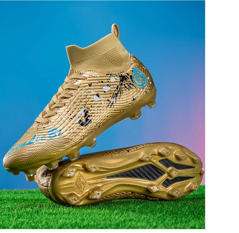 New Men's Professional Soccer Shoes Non-slip Football Boots Unisex Breathable Futsal Sports New Cleats Drop Shipping Ultralight