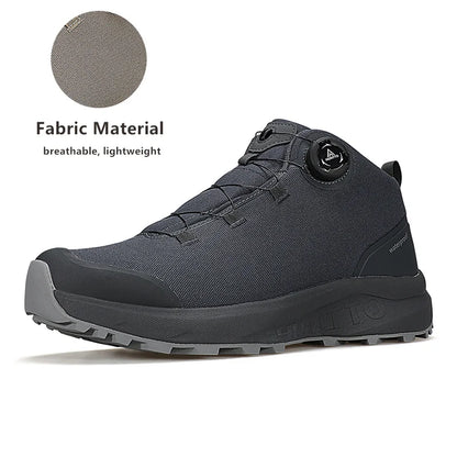 Zapatos de cuero HUMTTO para hombre, calzado deportivo de invierno para camping y actividades al aire libre, botas de trekking transpirables, zapatillas de senderismo antideslizantes para hombre