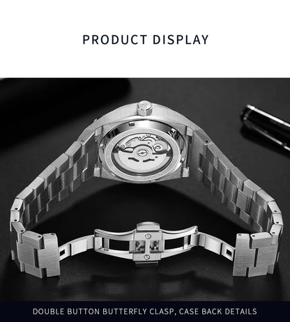CADISEN Luxury Design 42MM Men Watches Japan MIYOTA 8215 Sapphire Glass Mechanical Automatic Watch Men 100M Waterproof