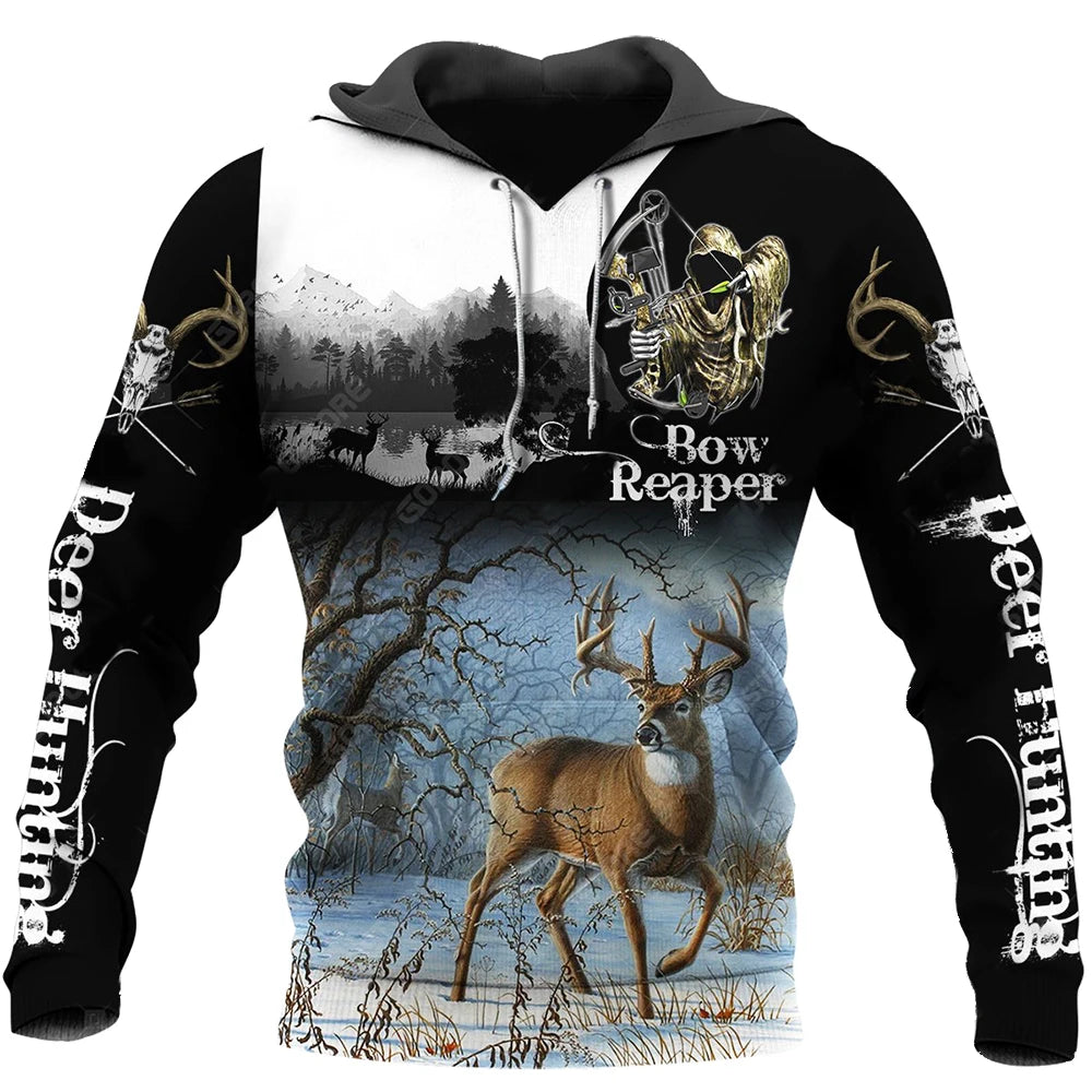 European and American Hot-Sale 3D Printed Wolf Hoodie Fashion Long-Sleeved Cool Pullover Personality Animal Sweatshirt