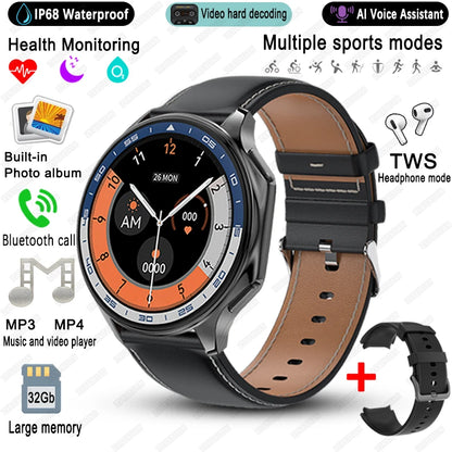 2025 New For OPPO Watch X High-End Business Watch Men 32Gb Memory Video Playback Smart Watch Sports Fitness Waterproof Bracelet