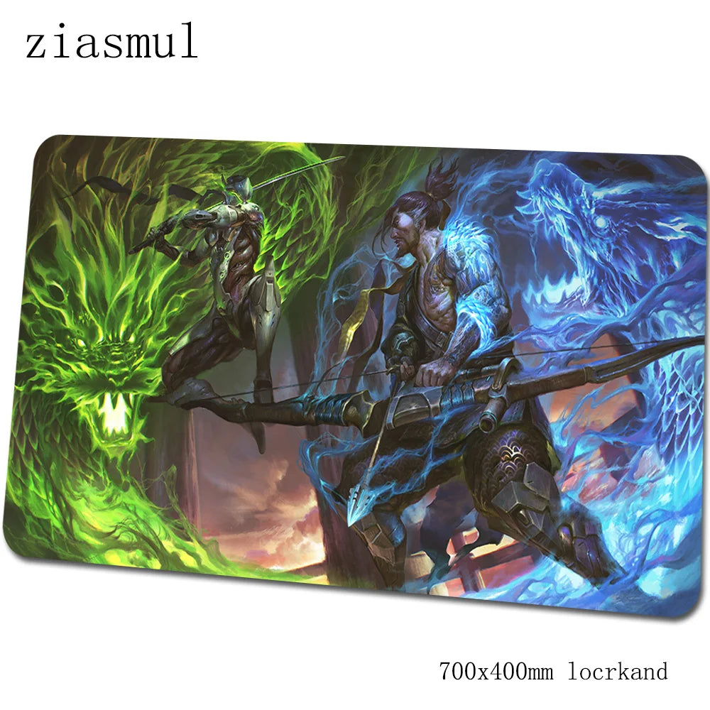 Overwatch mouse pad Gorgeous Computer Mat 70x40cm gaming mousepad large XL mouse pad keyboard games PC gamer desk