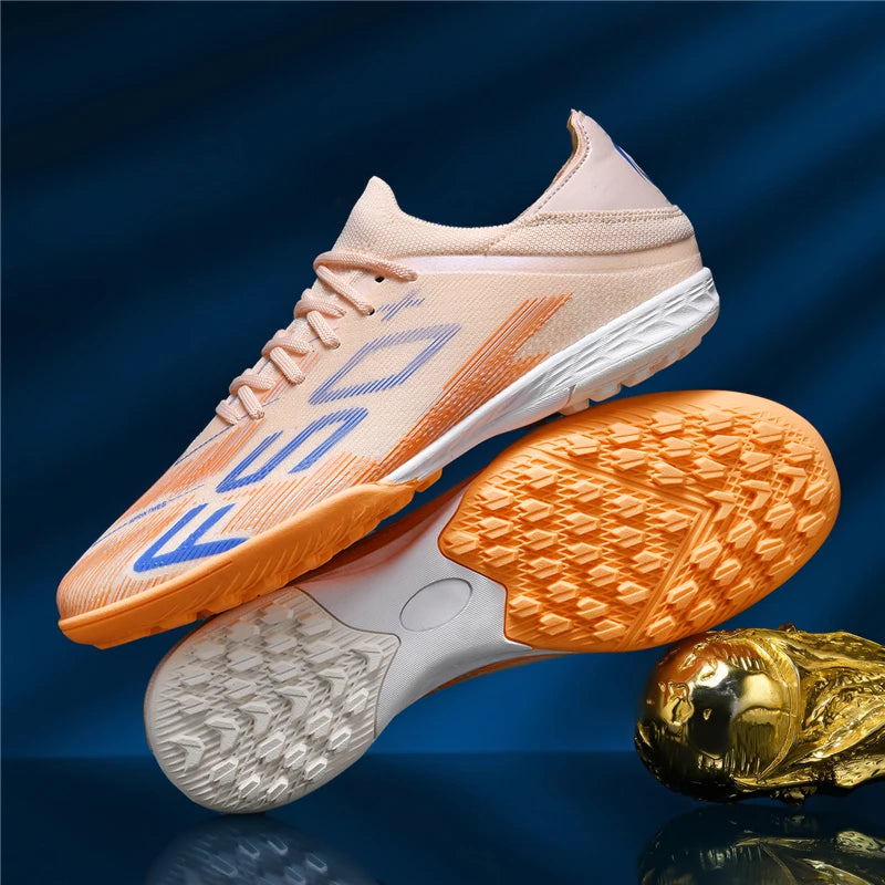 New Men Football Boots Non-Slip Match Grass Cleats High-top High-quality Soccer Shoes Futsal Sneakers Indoor Hot-selling Outdoor