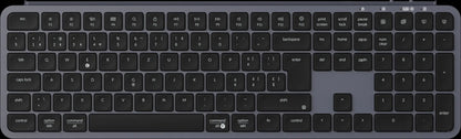 Teclado inalámbrico ultrafino Keychron B6 Pro con distribución ISO, tamaño completo, portátil y ligero, conexiones 2.4GHz y Bluetooth