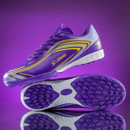 Nouvelles chaussures de football pour hommes, baskets de haute qualité, crampons de futsal pour gazon, chaussures de football d'intérieur très vendues, chaussures d'entraînement antidérapantes pour l'extérieur