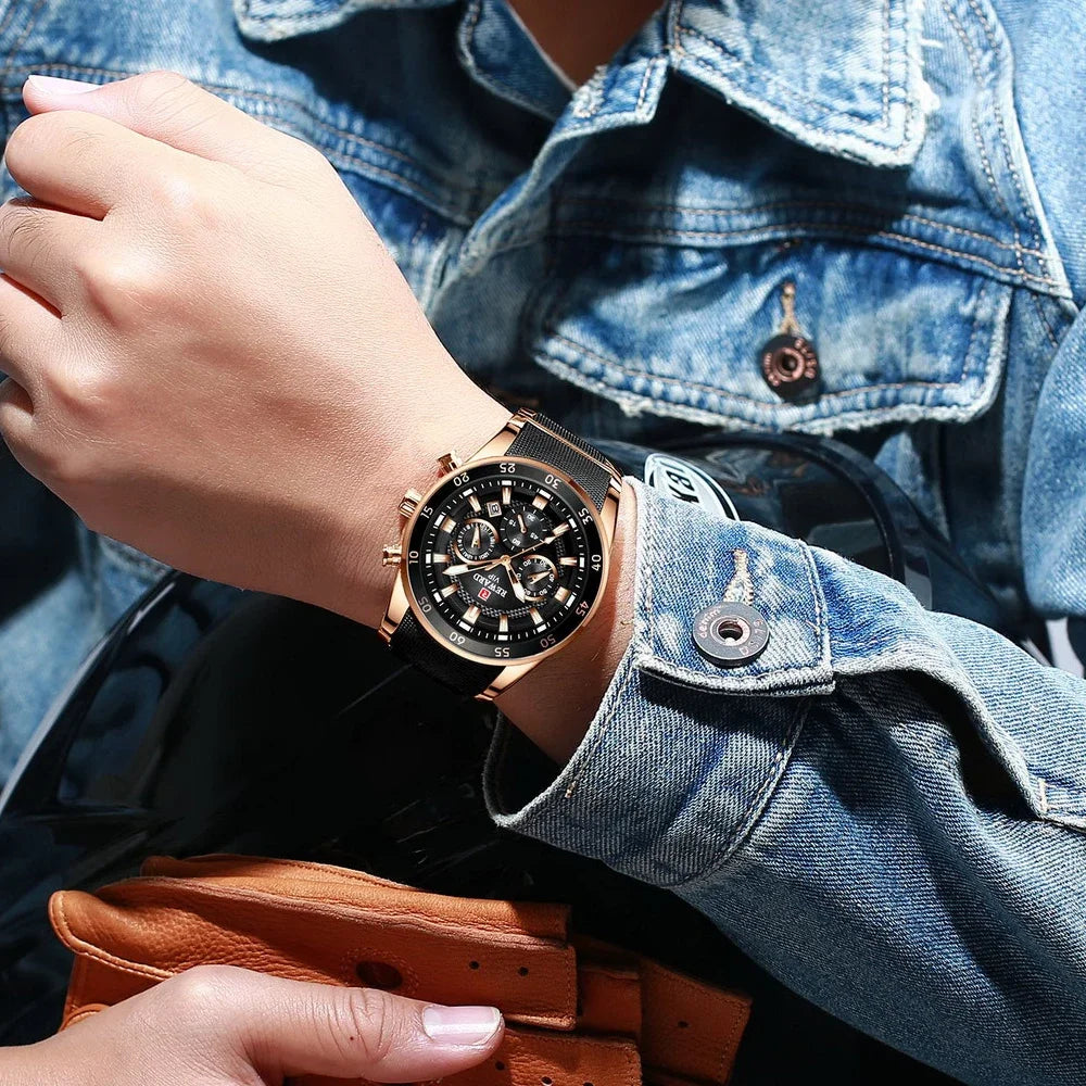 REWARD Men's Watches 81011M Sports Silicone Quartz Men's Watch Waterproof Calendar Chronograph Luminous Watches Men