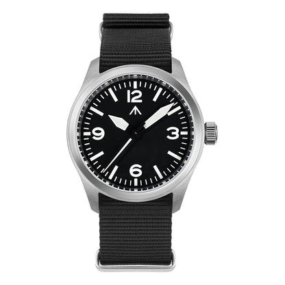 Militado ML08 V2 Vintage Quartz Watch Military VH31 Movement  Double Sapphire Crystal C3 BGW-9 Luminous Waterproof 38mm Watch