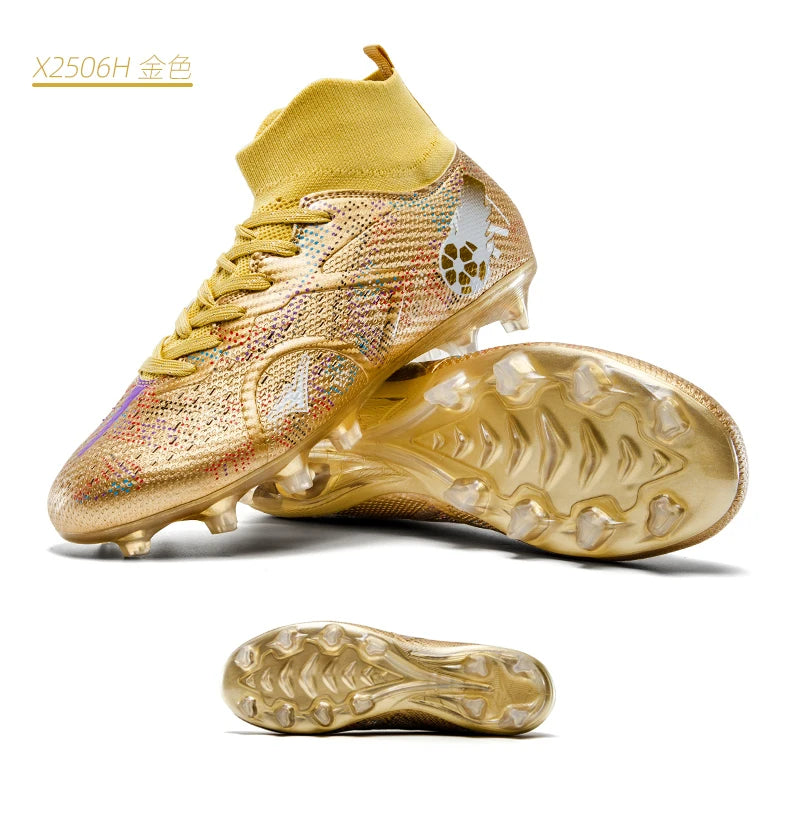 Scarpe da calcio professionali da uomo, scarpe da calcetto con tacchetti, sneakers da calcio ultraleggere per allenamento e sport all’aperto