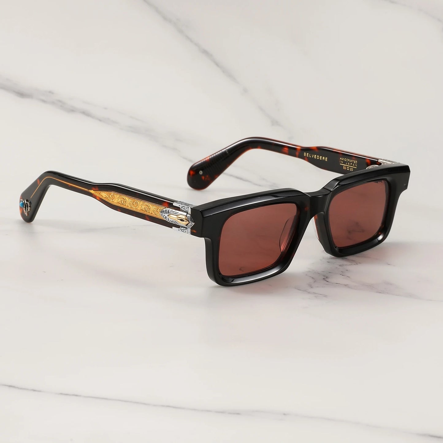 JMM BELVEDERE Design Luxury Brand Men Sunglasses Women Thick Acetate Style Trendy Oval UV400 Outdoor Trendy Fashion Eyewear
