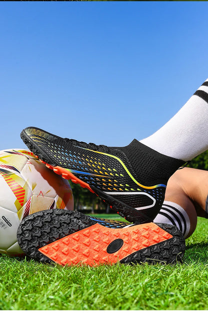 Nuevas zapatillas de fútbol para hombre, oferta destacada, botas de fútbol de alta calidad para mujer y unisex, botas de fútbol sala ultraligeras profesionales TF/FG