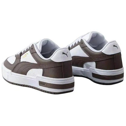 Nouvelles baskets décontractées polyvalentes PUMA unisexe à tige basse 2026 380190-63 Puma Blanc Café Marron Or Accent