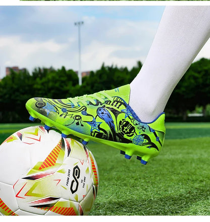 Nouvelles chaussures de football pour hommes et garçons, chaussures de football originales TF/AG, chaussures de football professionnelles pour terrain intérieur, crampons de football, baskets antidérapantes.