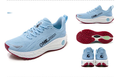 Zapatillas de running casual ONEMIX transpirables de verano para jogging, calzado deportivo ligero para hombre y mujer, gimnasio y exterior, con amortiguación
