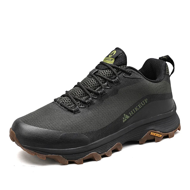 HIKEUP Outdoor Running Shoes Men Women Anti-Skid Hiking Camping Sports Trail Male Safety Footwear Comfort Trekking Sneakers