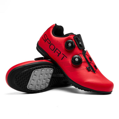 Lock-Free Cycling Shoes, Flat Pedal Shoes for Men, Bike Cleat Sneakers, MTB Bicycle Biking Shoes for Women, Breathable Indoor Boots