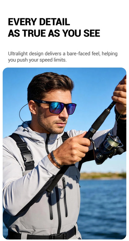 SCVCN Outdoor Polarized Water Sports Beach Ocean Sea Platform Fishing Cycling MTB Sunglasses Bicycle Sports Hiking Eyewear UV400