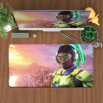 Large XXL DIY Cool  Overwatch Mouse Pad Keyboard Table Gaming Accessories Non-Slip Rubber Edge locking spped Laptop Rug desk Mat