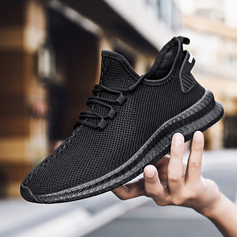 Breathable Men's Running Shoes Fashion Platform Men Casual Shoes Lightweight Women Vulcanized Shoes Flexible Anti-slip Sneakers