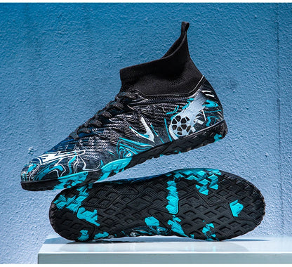 Men Professional Football Shoes Society Cleats Soccer Shoes Original Indoor Football Field Boots Grass Training TF/FG Sneakers