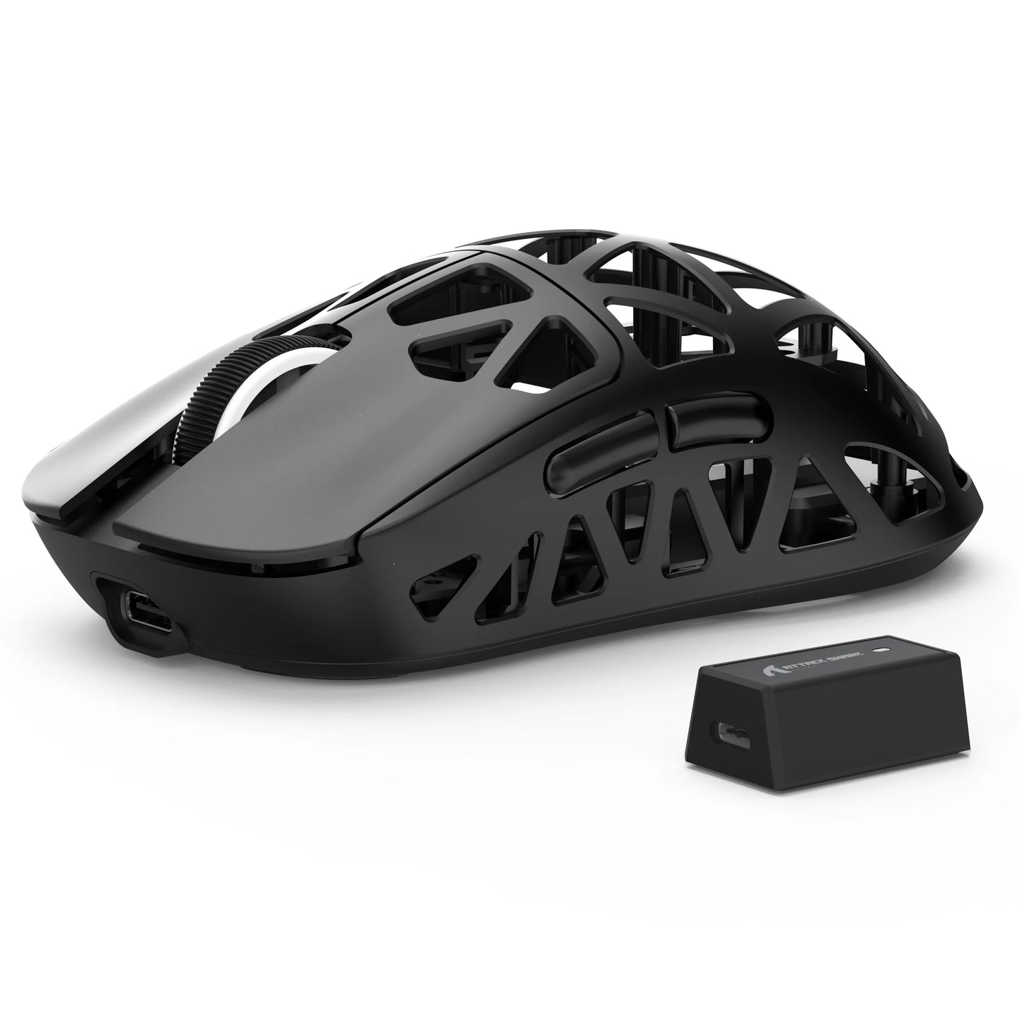 Mouse da gaming ATTACK SHARK R2 in lega di magnesio PAW3950, tri-mode, 8000hz, 42000 DPI, ultraleggero 45g, microswitch da 100M clic