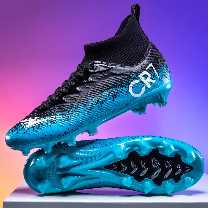 Scarpe da calcio da adulto autunnali di tendenza, ammortizzanti, morbide e stabili, scarpe sportive leggere con ritorno elastico e tacchetti avvolgenti