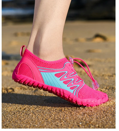 Zapatos acuáticos unisex de secado rápido con drenaje para vadeo, playa, deportes acuáticos, natación, yoga, buceo, surf y uso barefoot