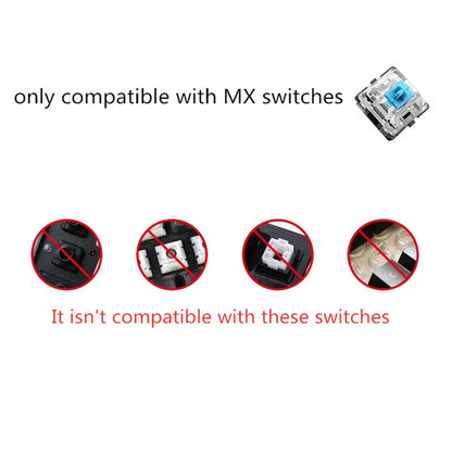 Keycap RGB gamer retroilluminati a gradiente per tastiera meccanica con switch MX, profilo OEM, PBT bianco e blu, layout ISO, tasti fai da te