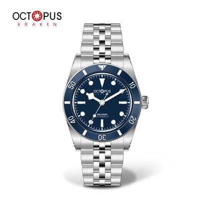 Octopus Kraken 37mm Dive Watch Men BB54 PT5000 Automatic Mechanical Movement Sapphire Crystal Aluminum Bezel STL Bracelet 20Bar