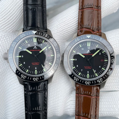 STEELFLIER Official SF783 NH35 Automatic Mechanical Watches Ceramic Bezel Super Luminous 20Bar Waterproof Luxury Dive Watch Men