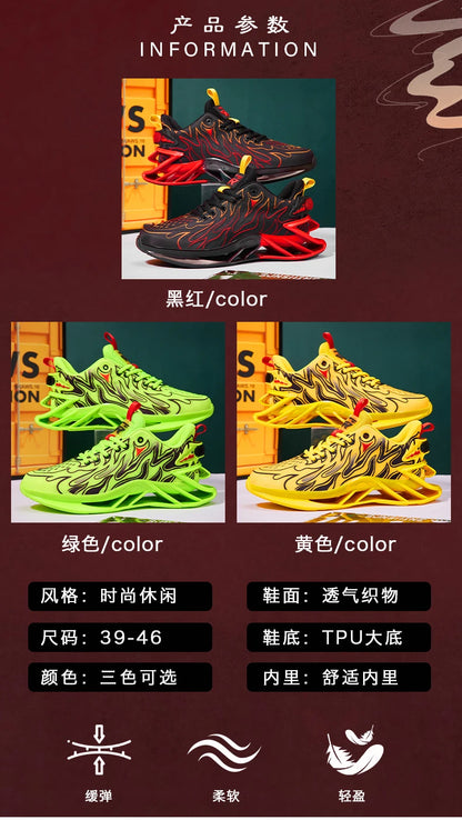 Men's Sneakers Luxury Tennis Casual Trainer Race Breathable Fashion Loafers Running Shoes for Men