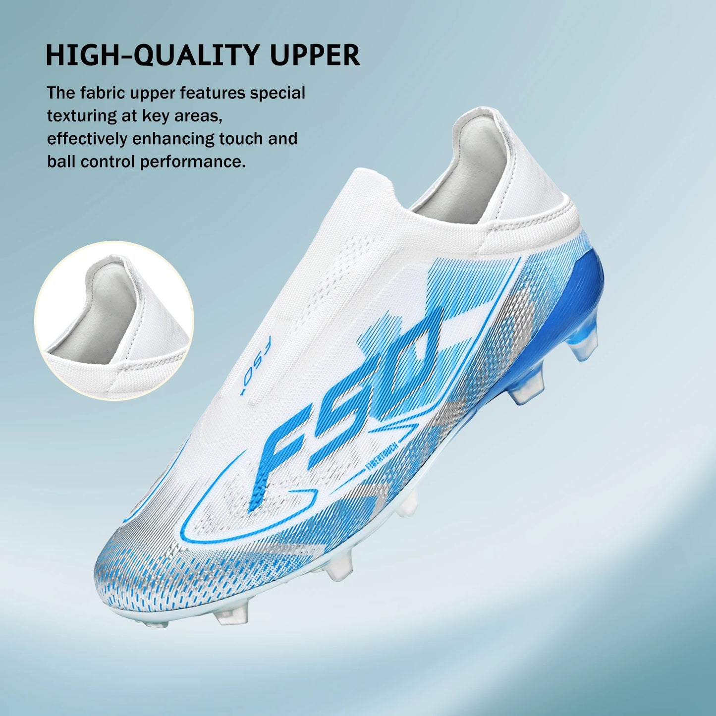 AG/FG Soccer Cleats for Men Women Kids Youth PU Fabric Upper TPU Sole Non-Slip Wear-Resistant for Natural Grass Sports Pitch Training