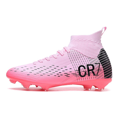 TF Long Stud Training Football Cleats Wear-Resistant Breathable Firm Ground Outdoor Match Training Sports Footwear