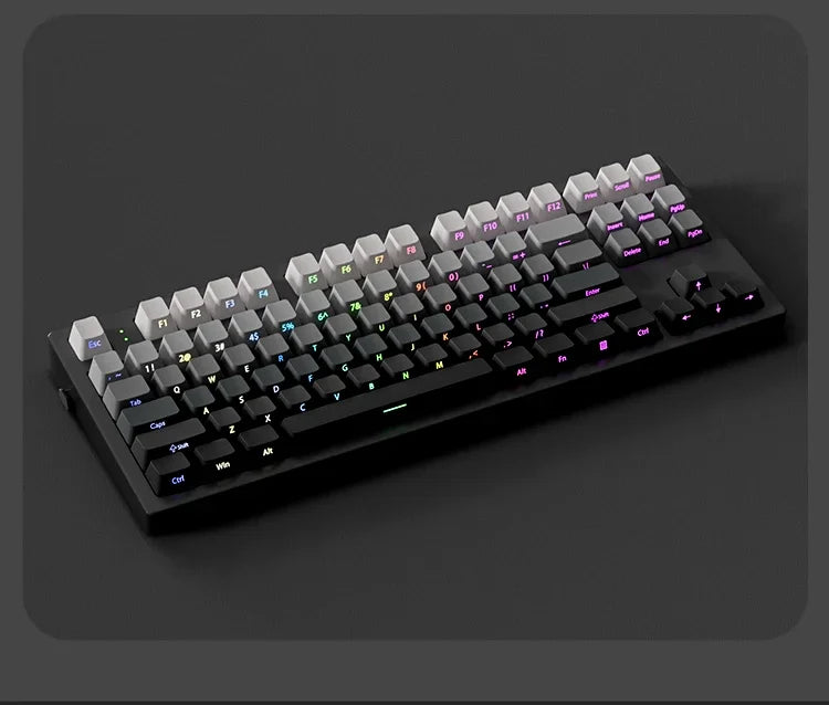 2025 Original Daylight Keycaps PBT Translucent, Side-engraved OEM 136 Keys, Customized To Fit 60/84/98/108 Mechanical Keyboards.