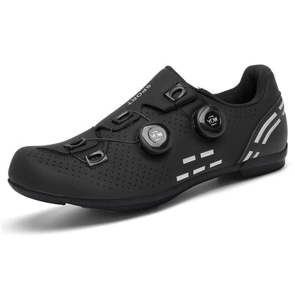 Lock-Free Cycling Shoes, Flat Pedal Shoes for Men, Bike Cleat Sneakers, MTB Bicycle Biking Shoes for Women, Breathable Indoor Boots