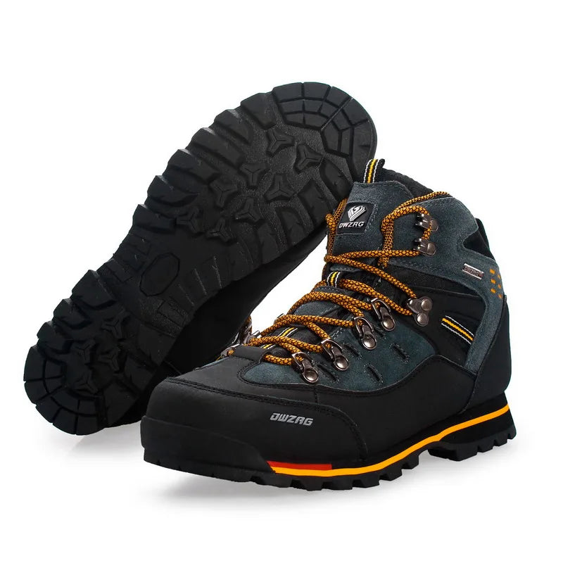 Sapatos de caminhada para homem, ténis outdoor de escalada em montanha, botas de neve casuais de alta qualidade para homem