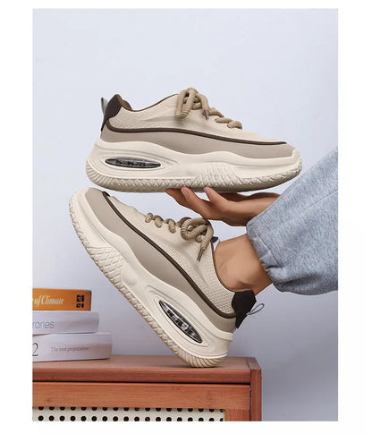 Men's Casual Sports Shoes, Fashionable Thick Soled Skateboarding Shoes, Trendy and Comfortable Men's Shoes Suitable for Outdoor