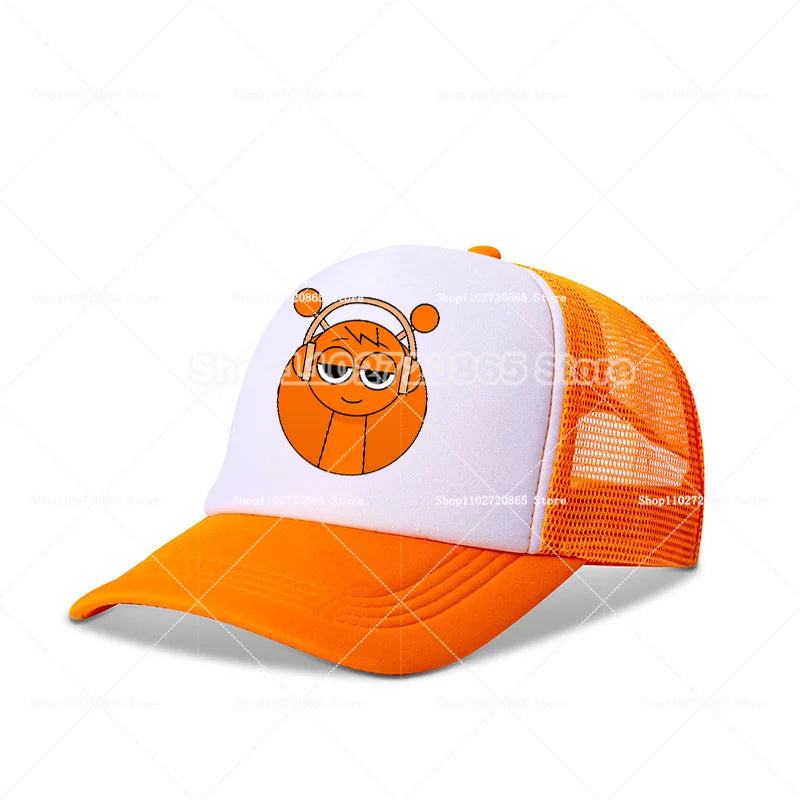 Cappellino da baseball Sprunkis: semplice, alla moda, sportivo, casual, copricapo popolare, cappellini con personaggi anime, cappellino estivo per proteggersi dal sole, regalo di compleanno