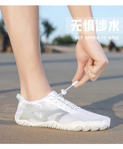 Unisex Wide Toe Barefoot Water Shoes Quick Dry Breathable Soft Sole Beach Aqua Shoes Lightweight Swimming Water Sports Sneakers