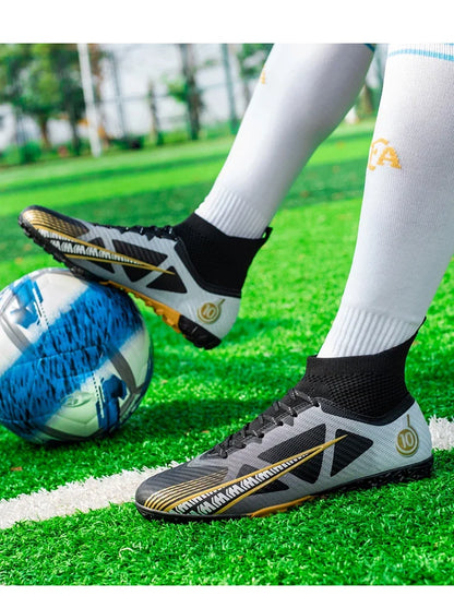Chaussures de football pour hommes, chaussures de football professionnelles originales résistantes, ultralégères, de qualité supérieure, antidérapantes, rapides