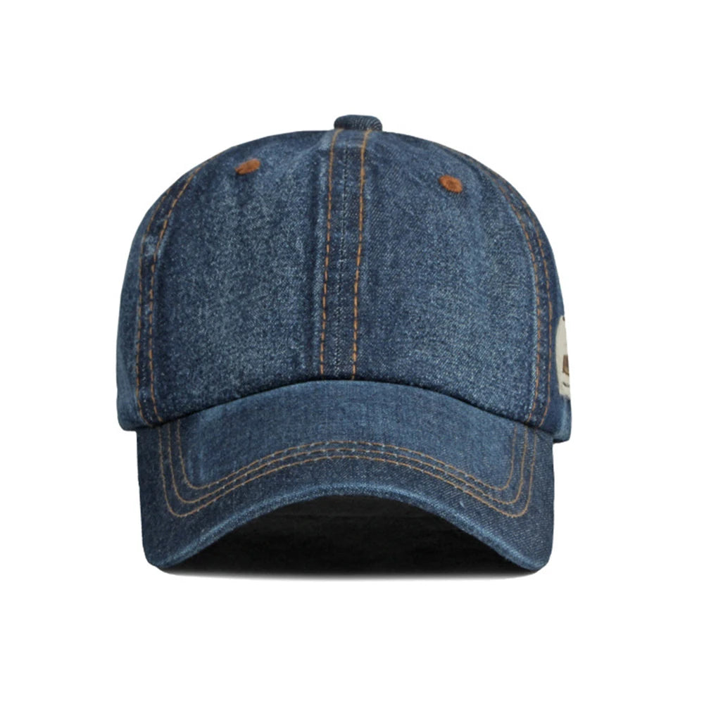 FS Brand Modrá džínová čepice pro muže Letní baseballové čepice Luxusní dámská značková čepice Streetwear Trucker Cap Gorras Para Hombre