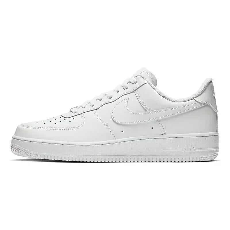 Nike Air Force 1 '07 Unisex Casual Sneakers Iconic Leather Low-Top Classic Comfort Shoes CW2288-001