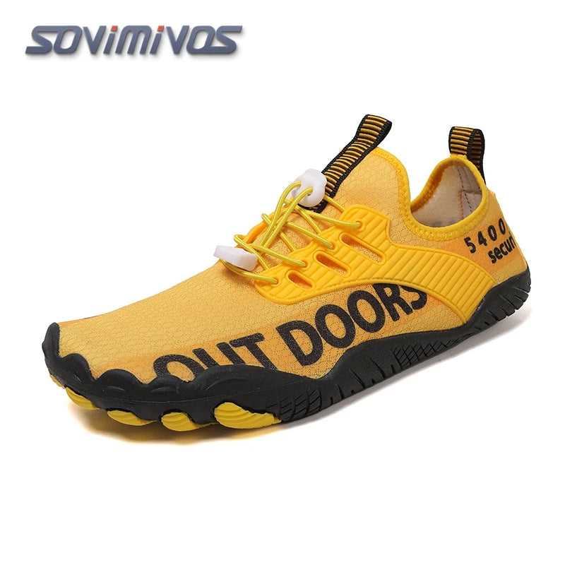 Water Shoes for Men Barefoot Beach Shoes Breathable Sport Shoes Quick Dry River White Sea Aqua Sneakers Soft Beach Sneakers